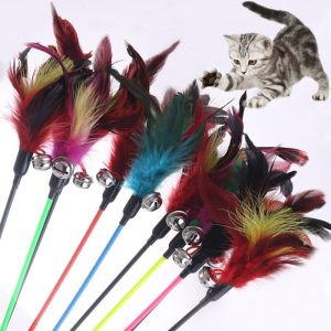 Cat Toy Feather Stick